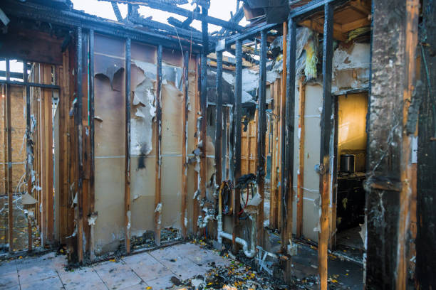 Professional Soot Cleanup technician working in LaSalle, IL